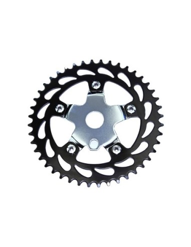 Steel Chainring 913A 1/2 X 1/8 44t Black...